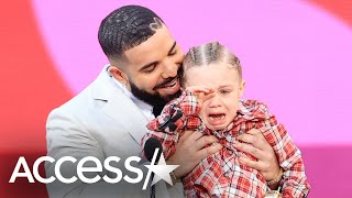 Drake Brings Son Adonis Onstage At Billboard Music Awards [upl. by Attegroeg]