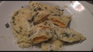 Tortelli alla zucca con sfoglia di pasta fresca alluovo [upl. by Aidualk]