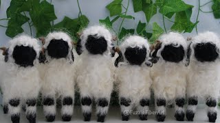 Needle Felt Valais Blacknose Part 2 hooves body and head [upl. by Anitra18]