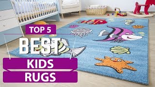 Top 5 Best Kids Rug Reviews In 2021  Baby Room Rugs Buyers Guide [upl. by Aivekal]