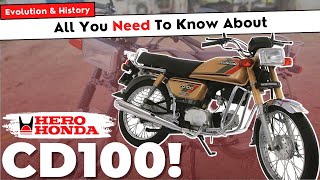 Hero Honda CD100 Indias First 100cc 4 Stroke Bike  History amp Evolution CD Series [upl. by Carpio]