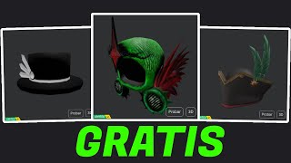 ¡RAPIDO DOMINUS SOMBRERO VALQUIRIA Y SOMBRERO PIRATA GRATIS 😱 ROBLOX roblox gratis parati [upl. by Ikey]