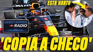 Lambiase SE RINDE a Checo Pérez ante Verstappen por RADIO ¡y VERMEULEN ya FLIRTEA con MERCEDES [upl. by Anidem]