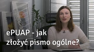 ePUAP  jak złożyć pismo ogólne [upl. by Gussi168]