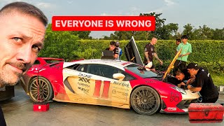 NEW LAMBORGHINI PARTS OVERNIGHT FROM BANGKOK DISASTER [upl. by Huesman351]