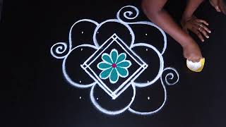 Sravanamasam muggulu🌻By AnithaRangoli🌼rangoli  🌺Kolam 🌻Muggulu  anitharangoli [upl. by Suirtimid]