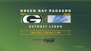 Trailer Packers vs Lions  Week 12 2023 [upl. by Litman]