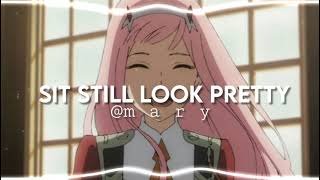 ʚĭɞ ៸៸ SIT STILL LOOK PRETTY ᝬ ⸼ ·🐇 Áudio edit Audio [upl. by Willy]