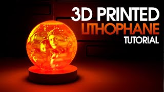 Lithophane printing tutorial  3D printing  How to [upl. by Nylsirk]