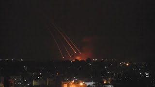 50 rondas de bombardeos israelíes en 40 minutos en masiva ofensiva sobre Gaza [upl. by Lapointe]