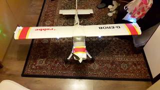 RC plane WILGA 2000 14m LED upgrade [upl. by Onitsoga]