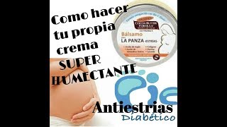 COMO HACER CREMA ANTIESTRIAS Y CREMA PARA piel DIABETICA [upl. by Farrell]