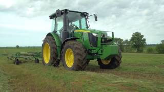 New John Deere 5R Series Tractors and 540R Loader [upl. by Aicenek]