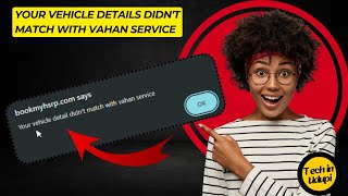 your vehicle details didnt match with vahan service  Tech in Udupi [upl. by Aelam]