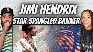 AMAZING FIRST TIME HEARING Jimi Hendrix  The Star Spangled Banner REACTION [upl. by Ennairb]