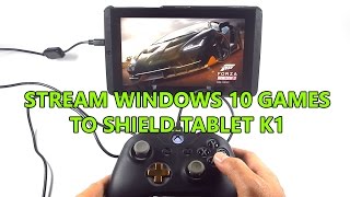 How to stream Windows 10 games to Nvidia Shield Tablet K1 [upl. by Annod]