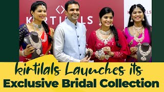 Kirtilals Launches its Exclusive Bridal Collection in Hyderabad  Hybiz tv [upl. by Cleaves]