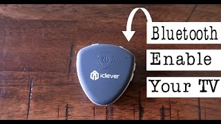 How to connect Bluetooth wireless headphones to your TV and gaming console with iClever Transmitter [upl. by Ddal]