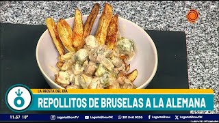 Repollitos de bruselas a la alemana Recetas de Dante Enriquez [upl. by Alakam]