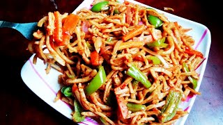 Homemade noodles Schezwan noodles [upl. by Ettenim348]