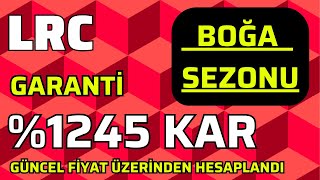 LRC COİN BOĞA SEZONU EN GARANTİ KAR HEDEFİ NERESİ bitcoin boğasezonu lrc lrccoin altcoin [upl. by Eirret406]