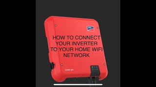 How to connect your SMA inverter to your home WiFi network the correct way Minus the swearing 😅 [upl. by Niggem820]