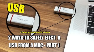 2 WAYS to Safely Eject Your USB Flash Drive On a Mac  Part 1  Basic Tutorial  New 2023 [upl. by Dora819]