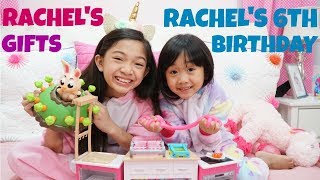 RACHELS 6th BIRTHDAY GIFTS from KAYCEE amp FAMILY [upl. by Ennelram532]