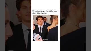 Guys in the background of Met Gala interviews shorts shortvideo viral celebrity metgala fyp [upl. by Fanni]