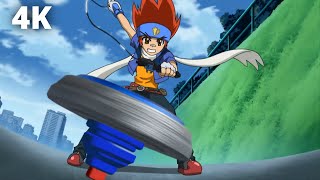 Beyblade Metal Fusion  OpeningTheme Song 4K 60FPS Remastered [upl. by Waddington279]