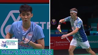 Viktor Axelsen vs Loh Kean Yew  R32 malaysiaopen2024 badminton badmintonworld [upl. by Lamond7]