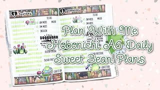 Plan With Me  Hobonichi A6 Daily  Sweet Bean Plans [upl. by Leif]