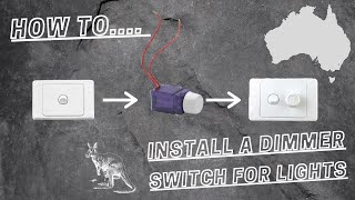 How To Install A Dimmer Switch For Your Lights 2024 [upl. by Fina]