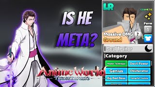 BRAND NEW AIZEN  IS HE META  Anime World Tower Defense AWTD [upl. by Dlanigger808]