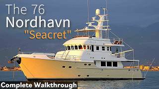 Inside quotSEACRETquot Nordhavn 76 A Dream Yacht Walkthrough [upl. by Buckler]