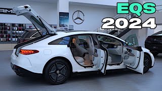 2024 Mercedes EQS Sedan Review  Ultimate Luxury Interior Exterior [upl. by Iluj]