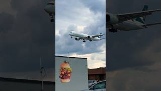 Flythru Burgers… can I take your order 😊 shorts avgeek cathaypacific a350 [upl. by Hobie]