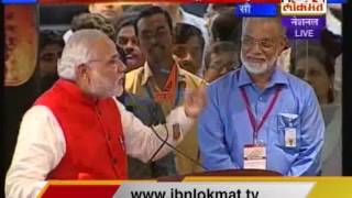 Modi congratulates ISRO scientists for Mangalyaans success says MOM has united with Mars [upl. by Ciredec]