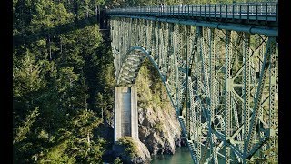 Deception Pass Bridge  Whidbey Island  Washington State [upl. by Hoyt327]