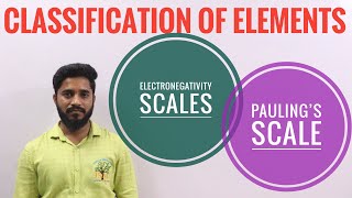 Electronegativity Scales1Paulings ScaleClassification of Elements18 [upl. by Akener]