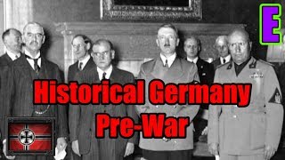 HOI4 Germany Historical Playthrough Pre War Era Raw [upl. by Kakalina]