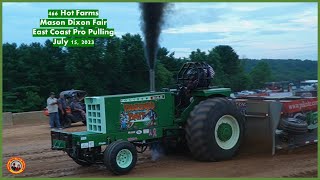 466 Hot Farm Tractors Mason Dixon Fair July 15 2023 East Coast Pro Pulling League [upl. by Ttesil759]