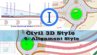 Civil 3D Style 4 Alignment Style [upl. by Yttik502]