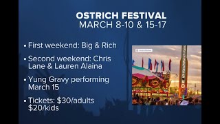 Chris Lane Lauren Alaina Big amp Rich to perform at Chandler Ostrich Festival [upl. by Schmeltzer]