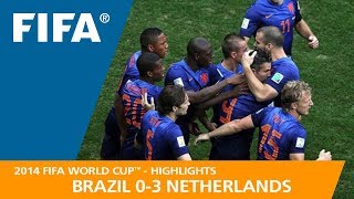 Brazil v Netherlands  2014 FIFA World Cup  Match Highlights [upl. by Cord]