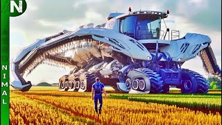 Máquinas agrícolas modernas revelando uma tecnologia agrícola incrível [upl. by Yetak]