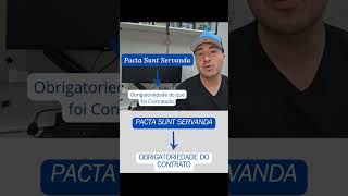 Princípio do Pacta Sunt Servanda  auladedireito contratos direitocontratual direito [upl. by Audrit]