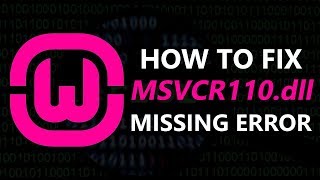 How to Fix MSVCR110dll Missing Error in hindi Windows 10 81 amp 7  Web Technical Tips [upl. by Eentroc]