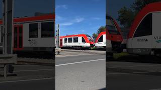 Vias nach Erbach vias rmv vrm vrr avv vrs zug train 26Itino Itino odw odenwaldbahn [upl. by Susanne939]