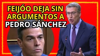 Feijóo deja sin argumentos a Pedro Sánchez 🔥 [upl. by Alimat]